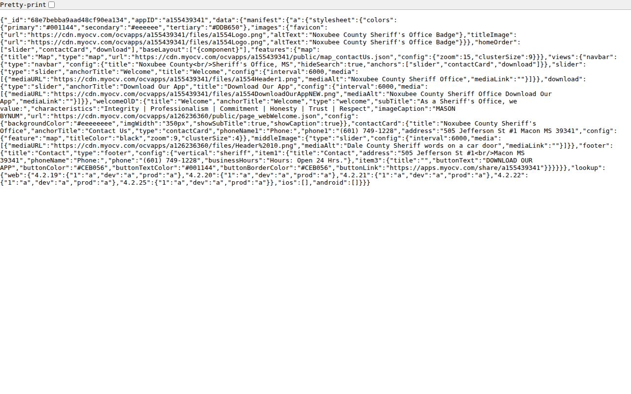 Noxubee County sheriff app manifest without a 24-hour release module