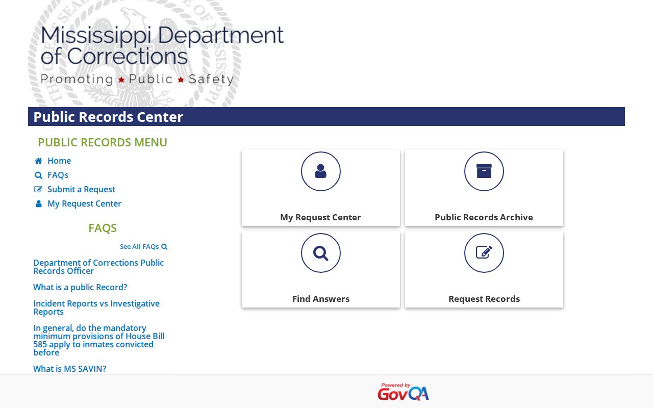 Noxubee County projected release date MDOC records portal